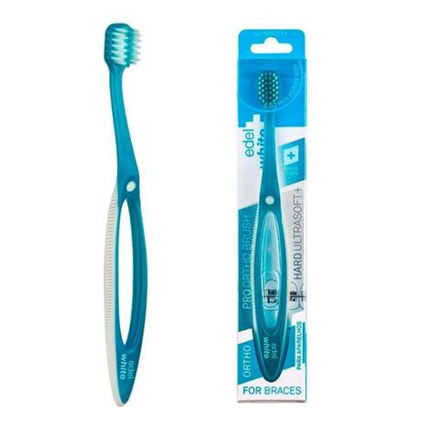 Escova Dental Ortodôntica Edel White Pro Ortho Brush 1 Unidade Cores