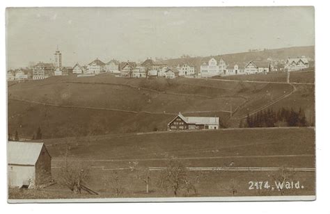 Wald AR Dorfpartie Mit Kirche Echt Foto AK Umiker 1914 Kaufen