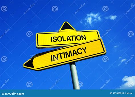 Isolation Vs Intimacy Stock Illustration Illustration Of Relationship