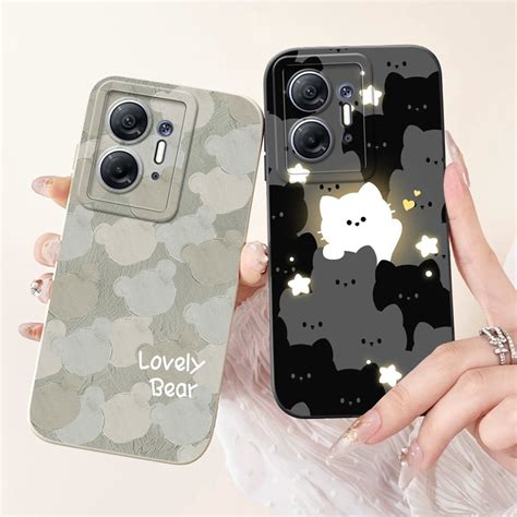 Infinix Hot G แฟชนนารกทาสเคสซลโคนออนนม Hot G X เลนสเคสปองกน Shopee