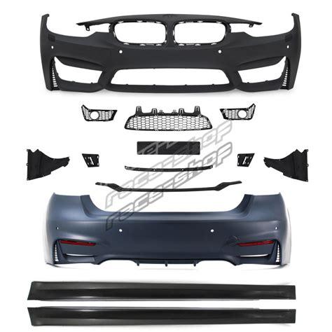 M Sport Bodykit Front Rear Bumper Side Skirts For Bmw Series F Lci