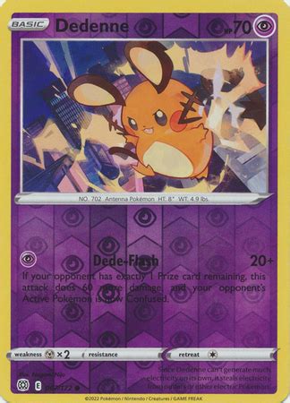 Dedenne Reverse Holo Brilliant Stars Pokemongigant Nl