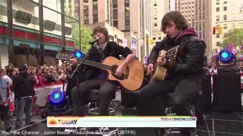 Justin Bieber Favorite Girl Acoustic At The Today Show Youtube