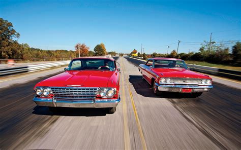 1962 Chevrolet Impala Ss409 Vs 1963 Ford Galaxie 500 Ford Galaxie 500