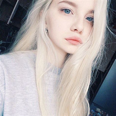 White Hair Lovely Nice Blue Eyes Beuty Style Tumblr💟 Бледные девушки Красота волос