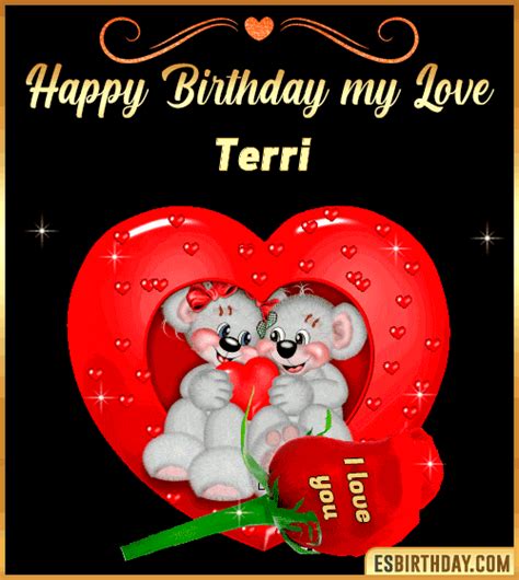 Happy Birthday Terri  🎂 Images Animated Wishes【28 S】