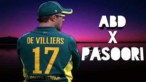 Ab De Villiers X Pasoori Beat Sync Abd Edit Mysticore Cricshorts