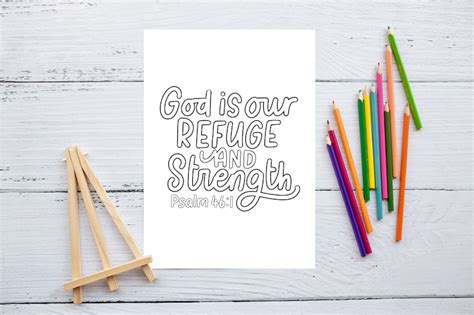 Bible Verse Colouring Pages Christian Coloring Sheets Hand Etsy Uk