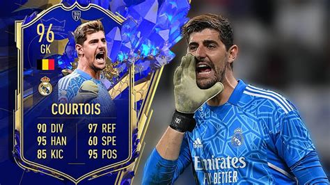 96 Toty Courtois Player Review Fifa 23 Youtube