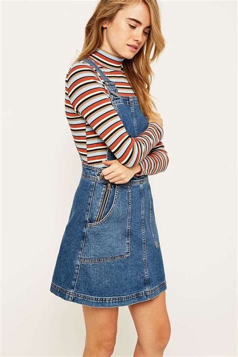 Urban Outfitters Blue Denim Dungaree Dress | Denim dungaree dress ...