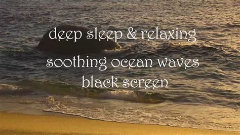 Soothing Ocaen Waves Crashing On Beach Ocean Waves Relaxation