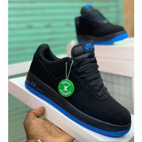 Nike Air Force 1 Low Suede - Black Chlorine Blue | Konga Online Shopping