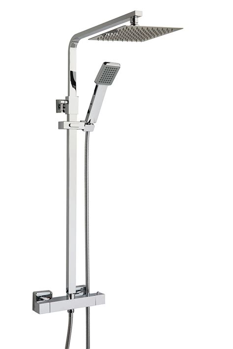 Dailly Sqaure Twin Thermostatic Shower Infinita