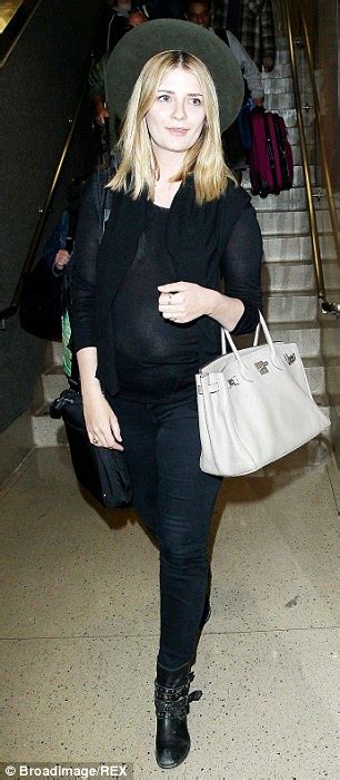 Mischa Barton Goes Braless In Semi Sheer Black Top At Lax Daily Mail