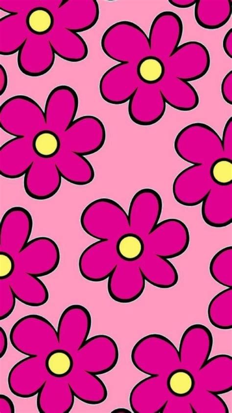 Cartoon Flower Wallpaper