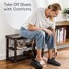 Bamboo Shoe Rack Bench Tier Sturdy Shoe Organizer Storage Shoe