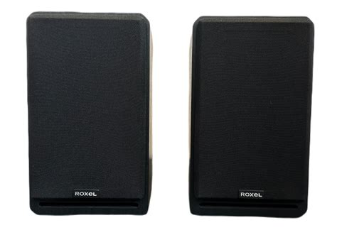 ROXEL RBS 300 Bookshelf Speaker Black Roxel