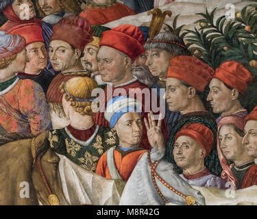 Les Mages Chapelle Des Fresques De Benozzo Gozzoli Mur Est Le Cort Ge