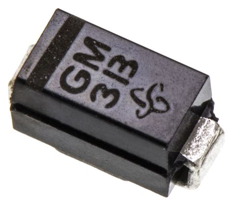 Vishay 1000v 1a Rectifier Diode 2 Pin Do 214ba Gf1m E367a Rs