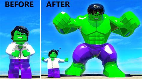 Transformation of Hulk into a GIANT LEGO HULK | Lego hulk, Super hero games, Marvel super heroes ...