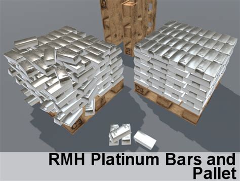 RMH Platinum Bars and Pallet 3D 道具 Unity Asset Store