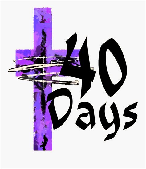 Transparent Beginning Clipart 40 Days Of Lent 2019 Free Transparent