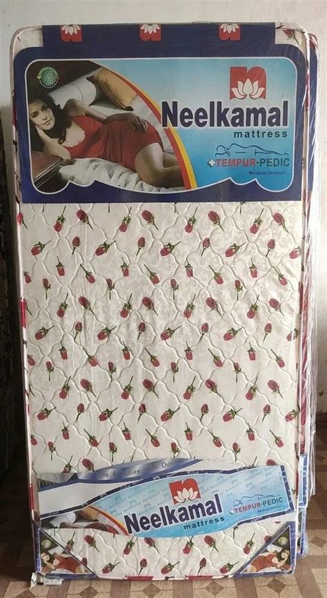 Neelkamal White Printed EPE Foam Mattress At Rs 3400 Pair In New Delhi