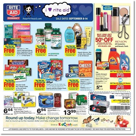 Weekly Ad Scan Rite Aid Ad Scan Week Of 9 8 9 14