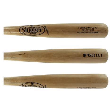 Louisville Slugger Select Cut Series 7 I13 Maple Wood Baseball Bat W Lizard Skin Grip