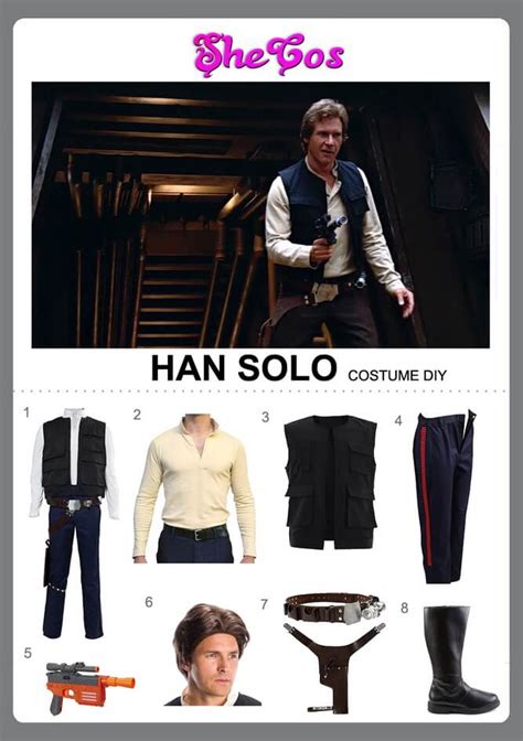 Complete Guide To Star Wars Han Solo Costume | SheCos Blog