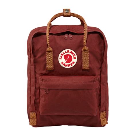 Mochila Fjallraven Kanken Classic Ox Red Con Manijas Goose Eye Importados Web