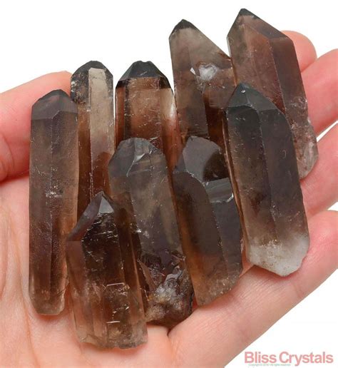 Xl Rough Smoky Quartz Point Healing Crystal Smokey Stone Quartz