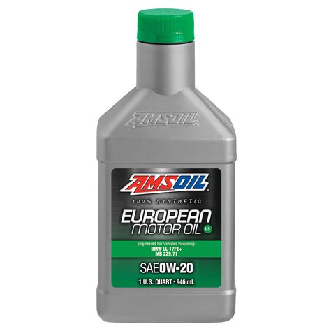 AMSOIL SAE 0W-20 LS Synthetic European Motor Oil - AMSOIL Products Online