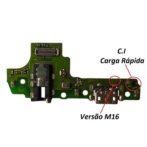 Placa Conector De Carga Dock Galaxy A S Vers O M Ic Submarino