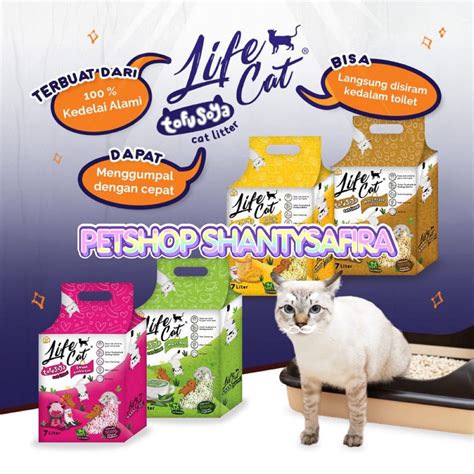 Jual PASIR KUCING TOFU LIFE CAT TOFU SOYA 7 LITTER 4 VARIAN WANGI PASIR