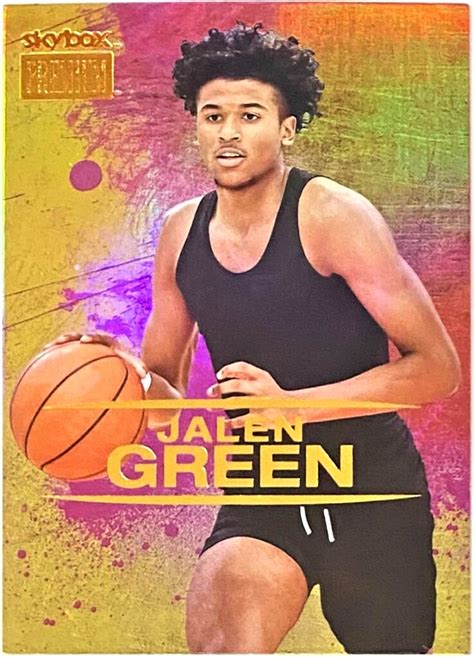 Jalen Green 2021 Skybox Metal Universe Champions Houston Rockets Skybox