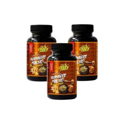 Pack x 3 Huanarpo Macho y Maca Negra en cápsulas 500mg Energy Green