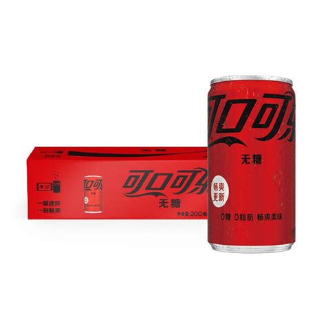 可口可乐（coca Cola） 饮料零度无糖 汽水 碳酸饮料整箱 迷你摩登罐新老包装随机发货 零度可乐200ml12罐【图片 价格 品牌