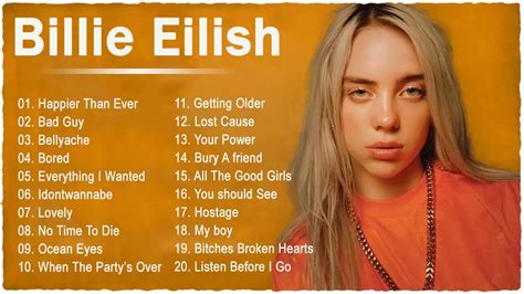 Billie Eilish Greatest Hits 2022 Billie Eilish Full Playlist Best Songs