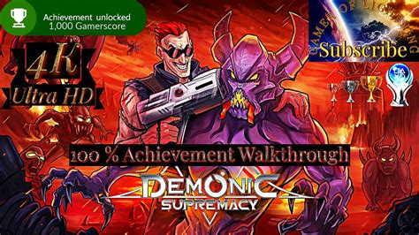 Demonic Supremacy 100 Achievement Trophy Walkthrough Guide Using Cheats Xbox Series X Gameplay