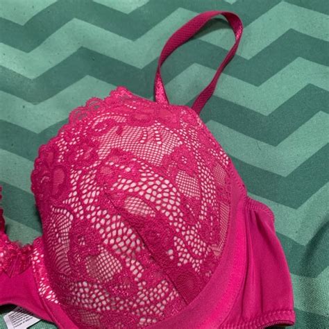 Maidenform Intimates Sleepwear Maidenform Lace Hot Pink Pushup Bra Poshmark