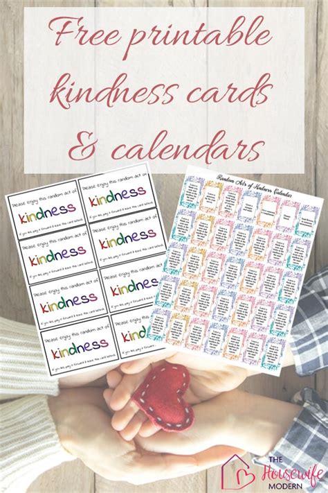 Random Acts Of Kindness 150 Ideas And Free Printable Calendars