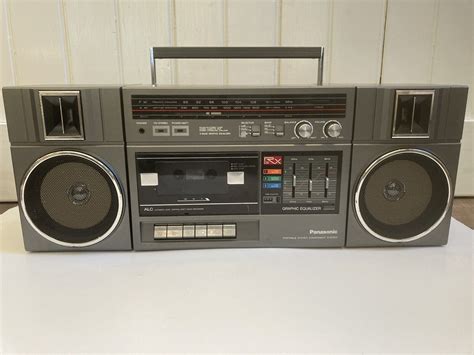 Gently Panasonic Rx C39 Am Fm Boombox 1980s Cassette Player Ghetto