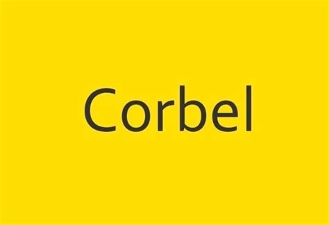 Corbel font family download - FontPiker