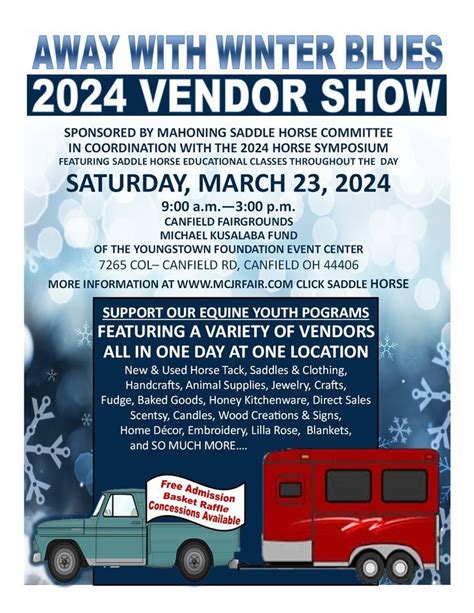 2024 Vendor Craft And Tack Show Canfield Fairgrounds 23 March 2024