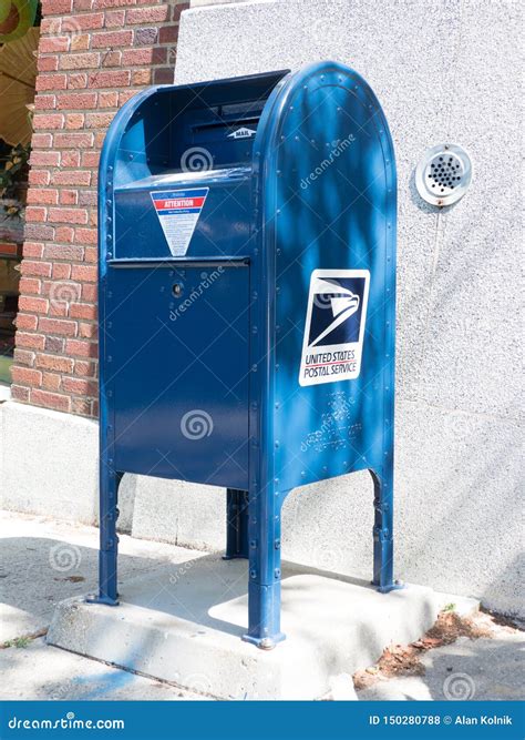Usps Blue Mailbox
