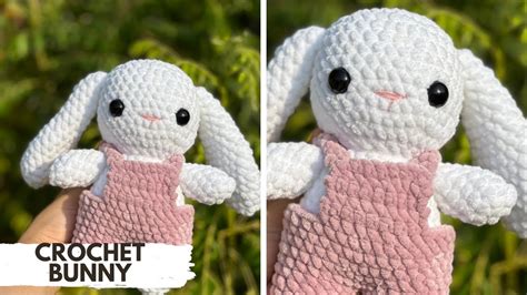 HOW TO Crochet Bunny With Overalls Amigurumi Plushie FREE PATTERN