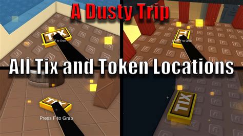 Dusty Trip All Tix And Token Locations Roblox A Dusty Trip YouTube