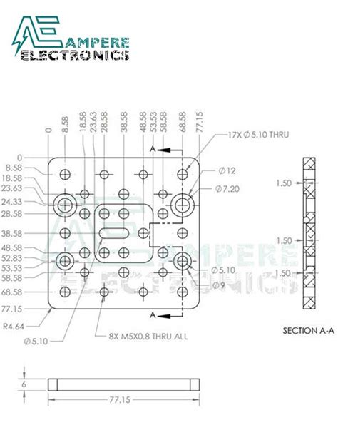 C Beam Gantry Plate Openbuilds Ampere Electronics