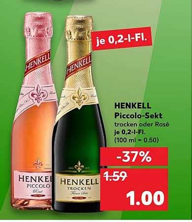 Henkell Piccolo Sekt Angebot Bei Kaufland 1Prospekte De